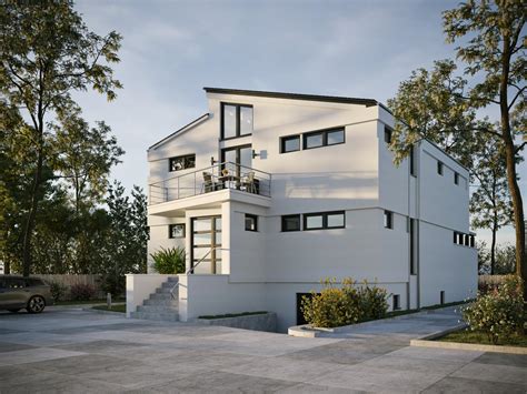 Stadtvilla Semper: 2 Balkone + Pultdach | AUREA Stadtvillen