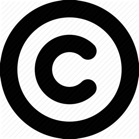 Copyright Symbol PNG Transparent Images