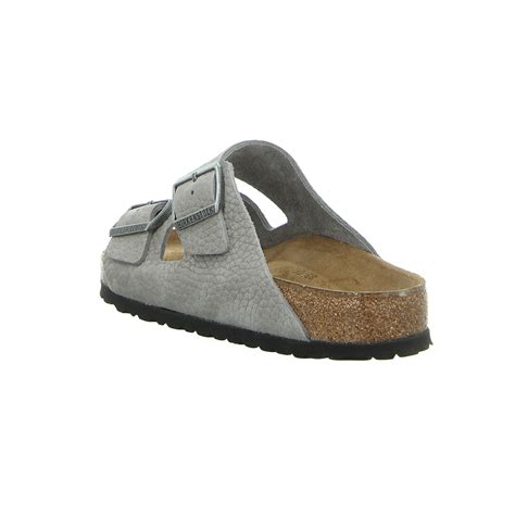 Birkenstock Herren Pantolette Arizona Bs In Grau Schuhfachmann