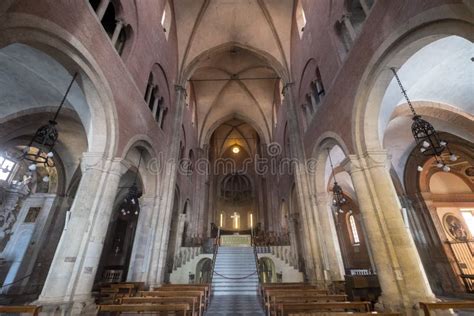 Fidenza, Parma, Italy: Cathedral Interior Stock Photo - Image of parma ...