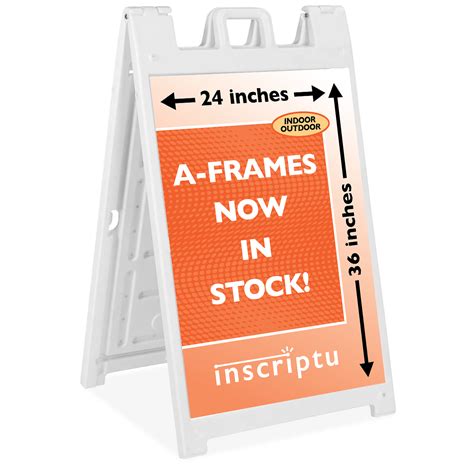 12 X 24 A Frame Printing Inscriptu