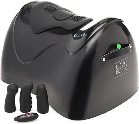 Amazon LOVEBOTZ The Bucking Saddle Thrusting Vibrating Saddle Sex Machine 4 Attachments