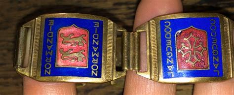 Vintage French Souvenir Bracelet French Coats Of Arms France Etsy