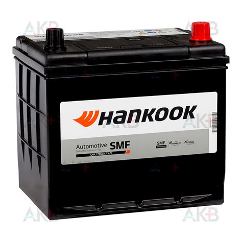 Купить Автомобильный аккумулятор Hankook 75D23L (65R 580А 229х172х225 ...
