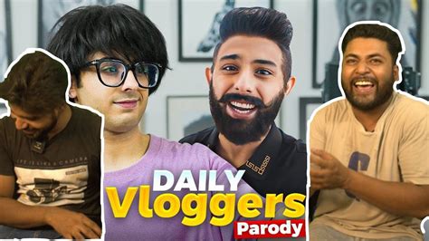 Daily Vloggers Parody Must Watch Reaction On Carryminati Youtube