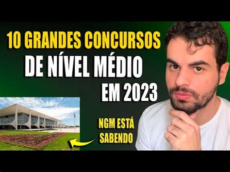 Grandes Concursos De N Vel M Dio Para Milhares De Vagas