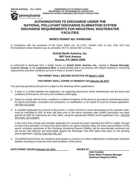 PDF AUTHORIZATION TO DISCHARGE UNDER THE NATIONAL Crawler Dep State