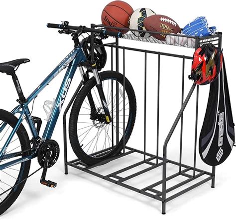 Sunix Bike Stand Rack 3 Bicycle Floor Parking Stand Bike