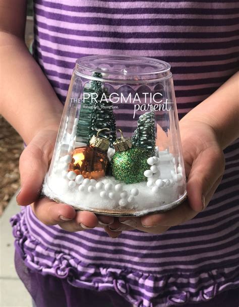 Create Your Own Waterless Snow Globes Make It Yourself Snow Globe