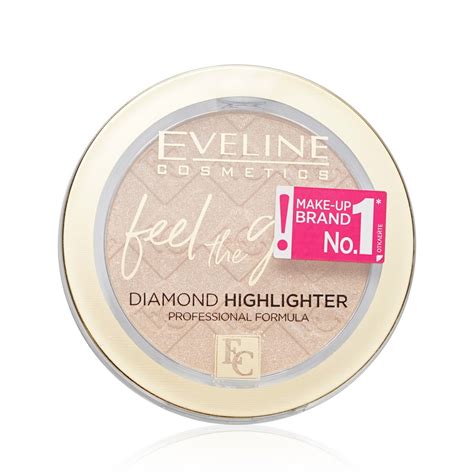 Хайлайтер для лица Eveline Feel the glow, тон: 20 gold luminous, 4.2г ...