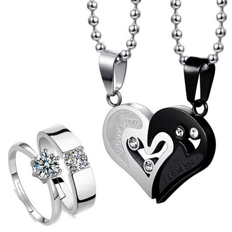 Buy Fashion Frill Adorable Silver Chain Stainless Steel Heart Shape