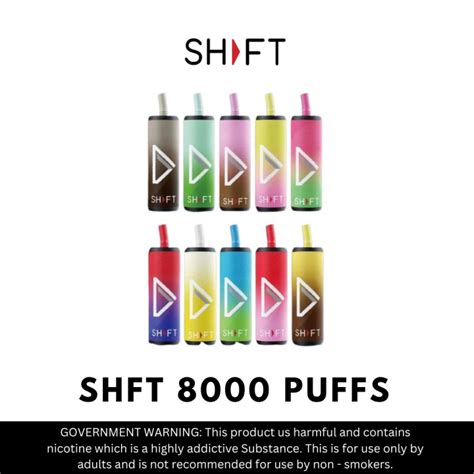 SHFT DISPOSABLE 8000 PUFFS Lazada PH