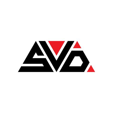 SVD triangle letter logo design with triangle shape. SVD triangle logo design monogram. SVD ...