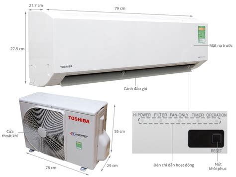 Máy lạnh Toshiba 2.0HP (2 ngựa) (Inverter)