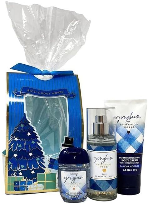 Bath And Body Works Gingham Travel Size T Bag Set Fine