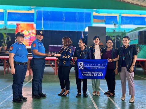 Adopt A Pnp Wcpd Soroptimist Cagayan De Oro