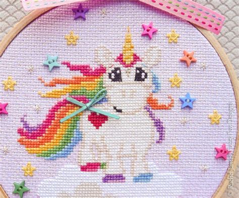 Unicorn Cross Stitch Pattern PDF Sparkles The Baby Unicorn Etsy In