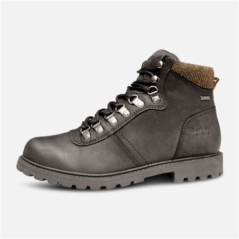 Barbour Designer Womens Black Waterproof Walking Boots