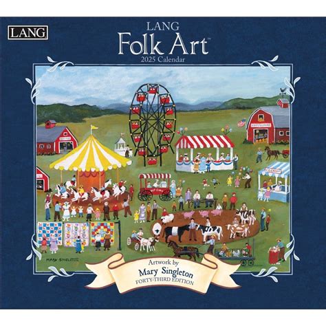 Lang Folk Art Special Edition 2025 Wall Calendar Calendars