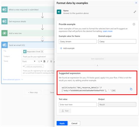 Use Dados De Formato Por Exemplos Para Alterar O Formato De Dados O