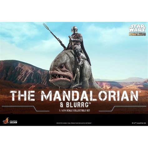 Figura Hot Toys De Escala Star Wars The Mandalorian Mandalorian And Blurgg Coppel