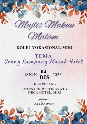 Buku Program Majlis Makan Malam Kv Miri Grace Teo Flip Pdf Anyflip