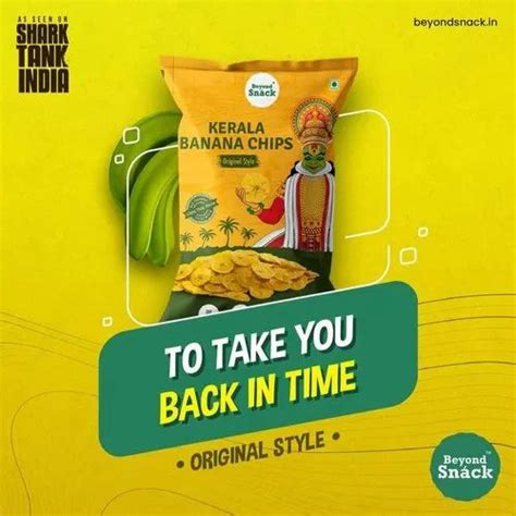 Beyond Snack Kerala Original Style Banana Chips Packaging Type Packet