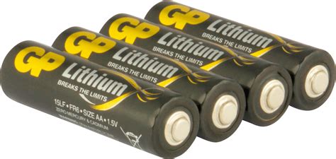 GP LI4 AA: Lithium battery, AA (Mignon), 4pack at reichelt elektronik
