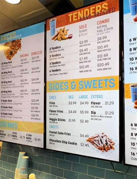 Menu Selections and Featured Specials at Wing Doozy 21