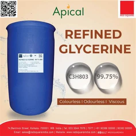 Industrial Grade Refined Glycerine Imported Kgs Drum Grade