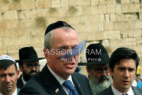 Governor Of The State Of New Jersey Phil Murphy Praying At The