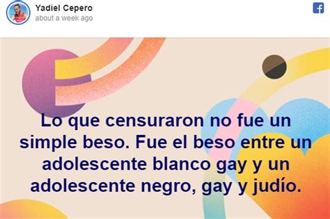 La televisión cubana censuró una escena de beso gay en la película Yo soy Simón y provocó un