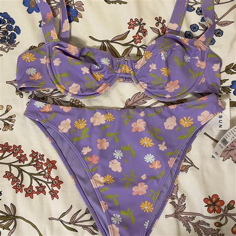 New With Tags Pacsun Bikini Set Top XL Bottoms Depop