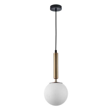 Lampa Wisząca Ravena PND 2324 1 GD OPA Italux Biały Mosiądz