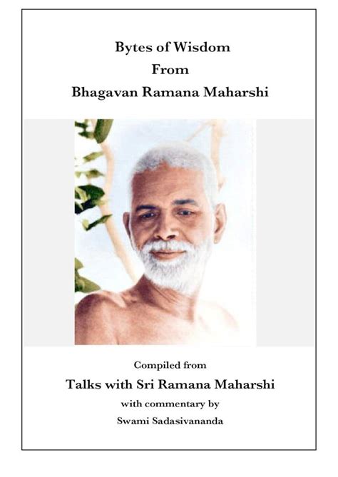 Pdf Bytes Of Wisdom From Sri Ramana Pdf Filebytes Of Wisdom From