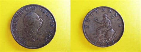 Grossbritannien 1 2 Penny 1799 Georg III 1760 1820 George III KM