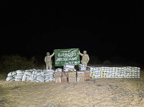 Ejército Mexicano Y Guardia Nacional Aseguran Más De Dos Toneladas De Drogas En Sonora Johnny