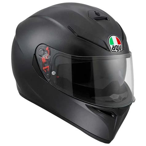 Agv K Sv Solid Mplk Full Face Helmet Black Motardinn