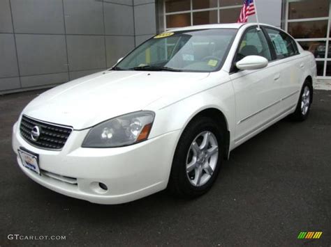 2005 Satin White Pearl Nissan Altima 35 Sl 23644702