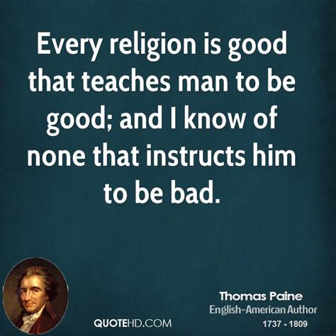 Thomas Paine On Religion Quotes. QuotesGram