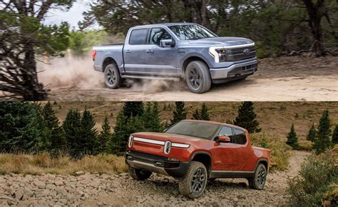 Ford F 150 Lightning Vs Rivian R1t Which Electric Pickup Truck Is Right For You