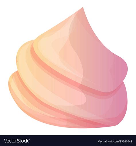 Home Meringue Icon Cartoon Style Royalty Free Vector Image