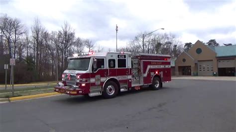 Fairfax County Engine 438 Responding YouTube