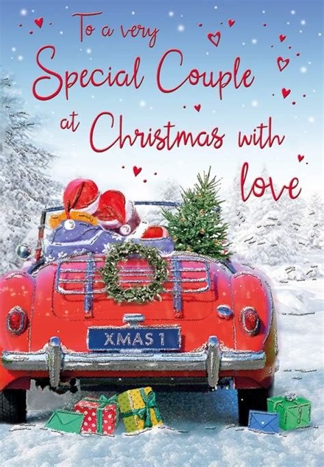 Piccadilly Greetings Traditional Christmas Card Special Couple 9 X 6 Inches Regal Publishing