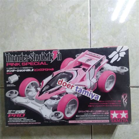 Jual Tamiya Mini 4wd 94660 Thunder Shot MK II Pink Special 1st