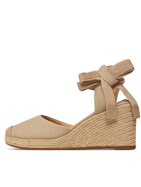 Lauren Ralph Lauren Espadrilles Paislee 802925337002 Marron Modivofr