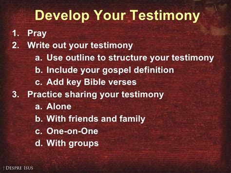 05 How Do I Share My Testimony