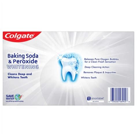 Baking Soda And Peroxide Toothpaste Pack Of 3 Kroger