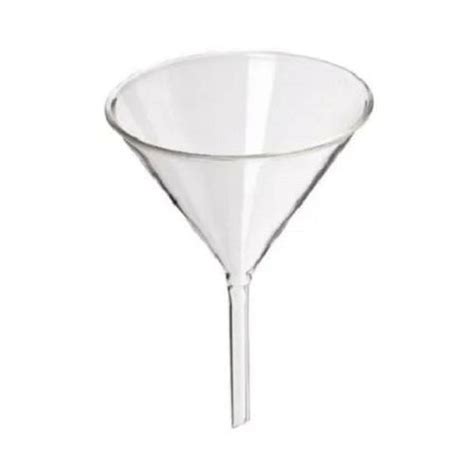 Glass Borosil Transparent Laboratory Funnel Dimension L W H Na Inch