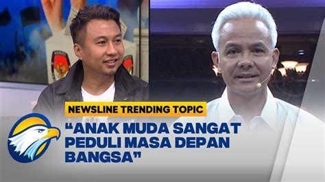 Timses Ganjar Anak Muda Sangat Peduli Masa Depan Bangsa Youtube